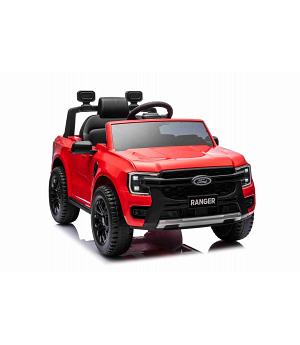 Coche electrico niños 12v, 1 plaza, rojo, Ford RANGER F707 LITTLE, 1-4 AÑOS, asiento cuero, INDA505-BN